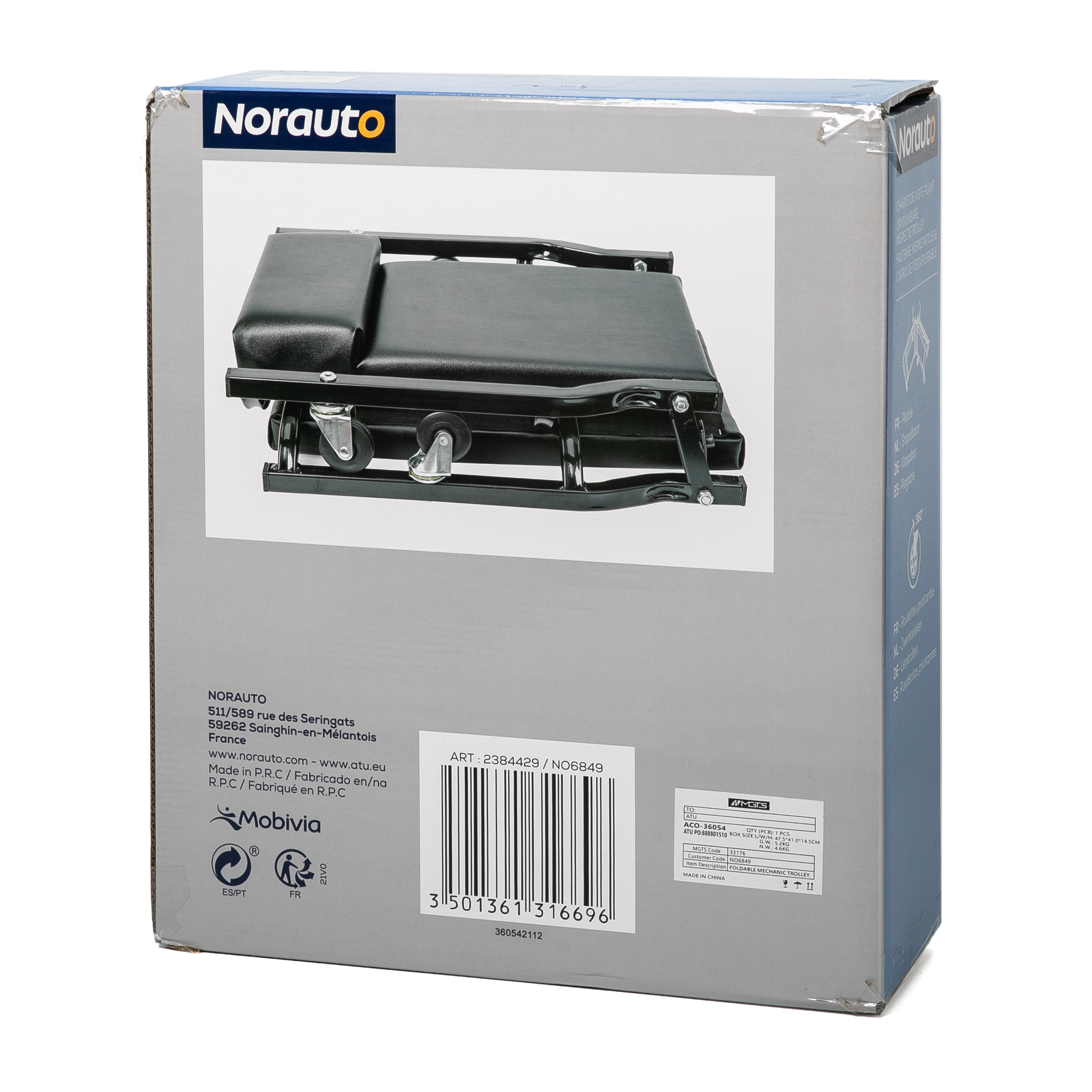 Faltbares Werkstatt-Rollbrett, Norauto - ATU