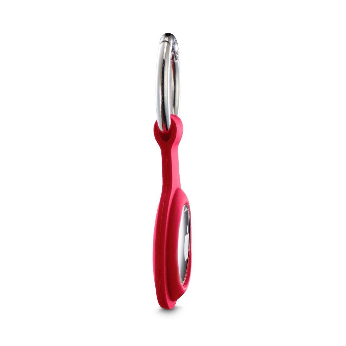 Hama Schlüsselanhänger Edge Protector Schutzhülle für Apple AirTag aus Silikon, mit Karabiner