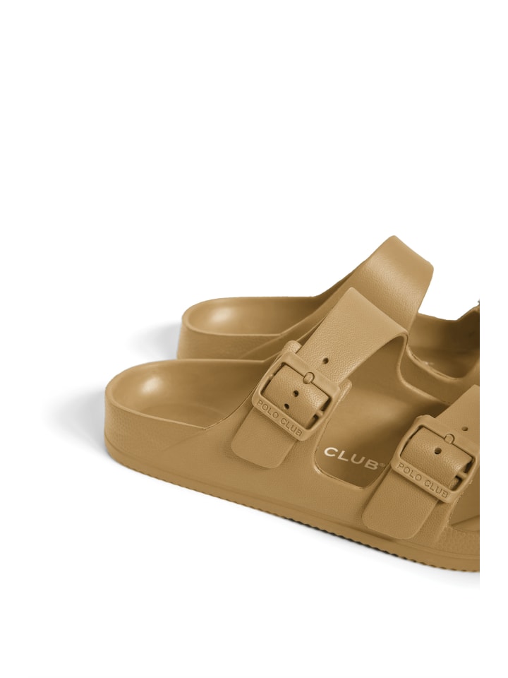 Polo Club Sandalen in Kamelfarben günstig kaufen