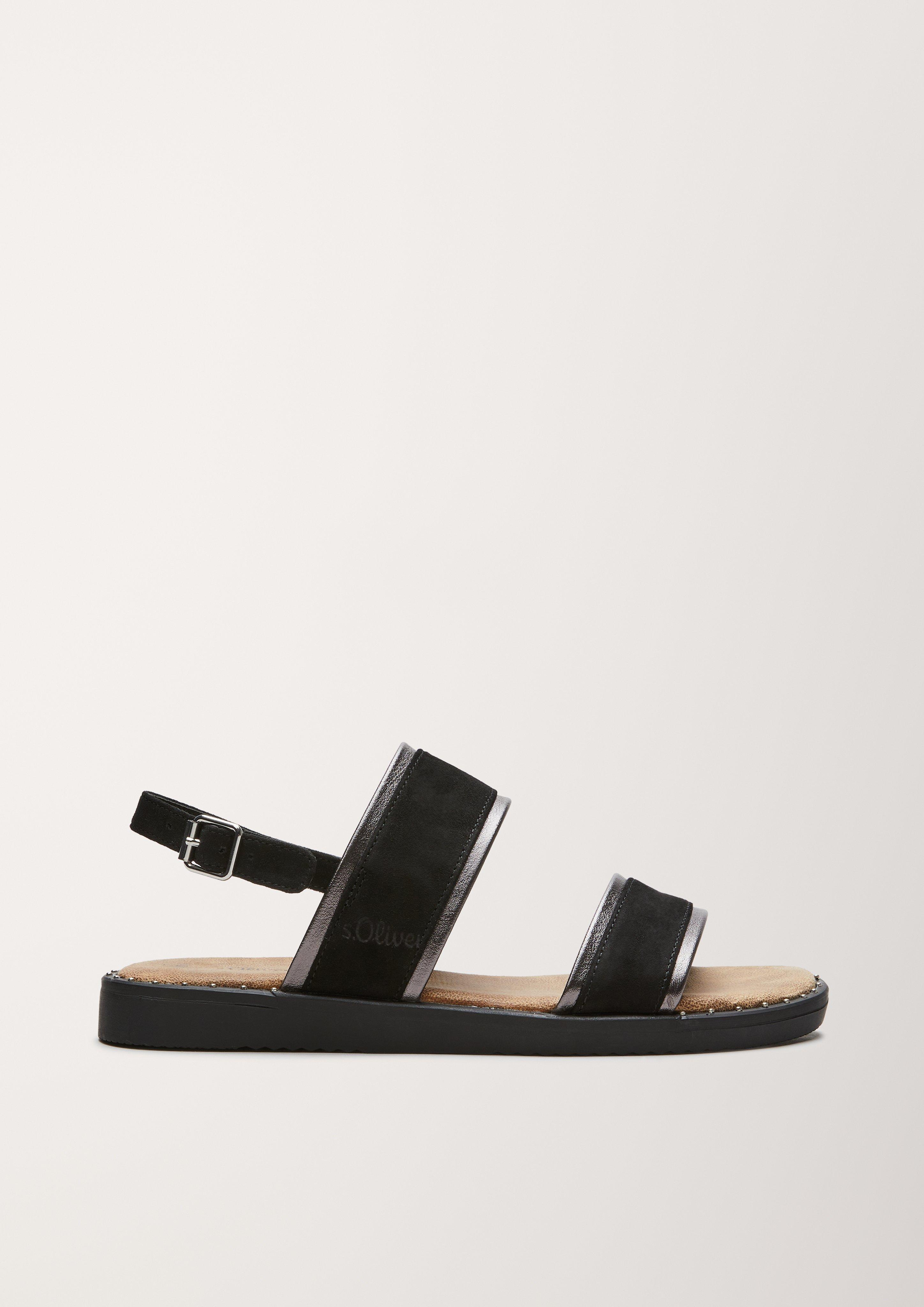 Vegane Sandalen mit Metallic  6005713-001