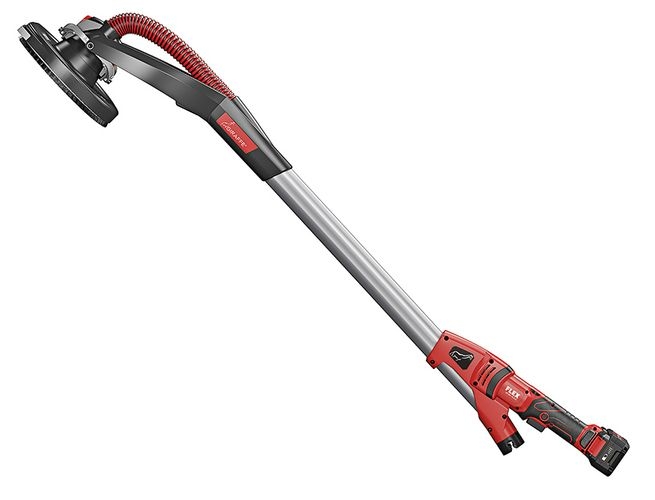 Flex-tools 504068 GE MH 18.0-EC/5.0 Sett+MH-X Batteridrevet sjiraffsliper for vegger og tak med utskiftbart hodesystem 18V 5.0Ah Li-Ion