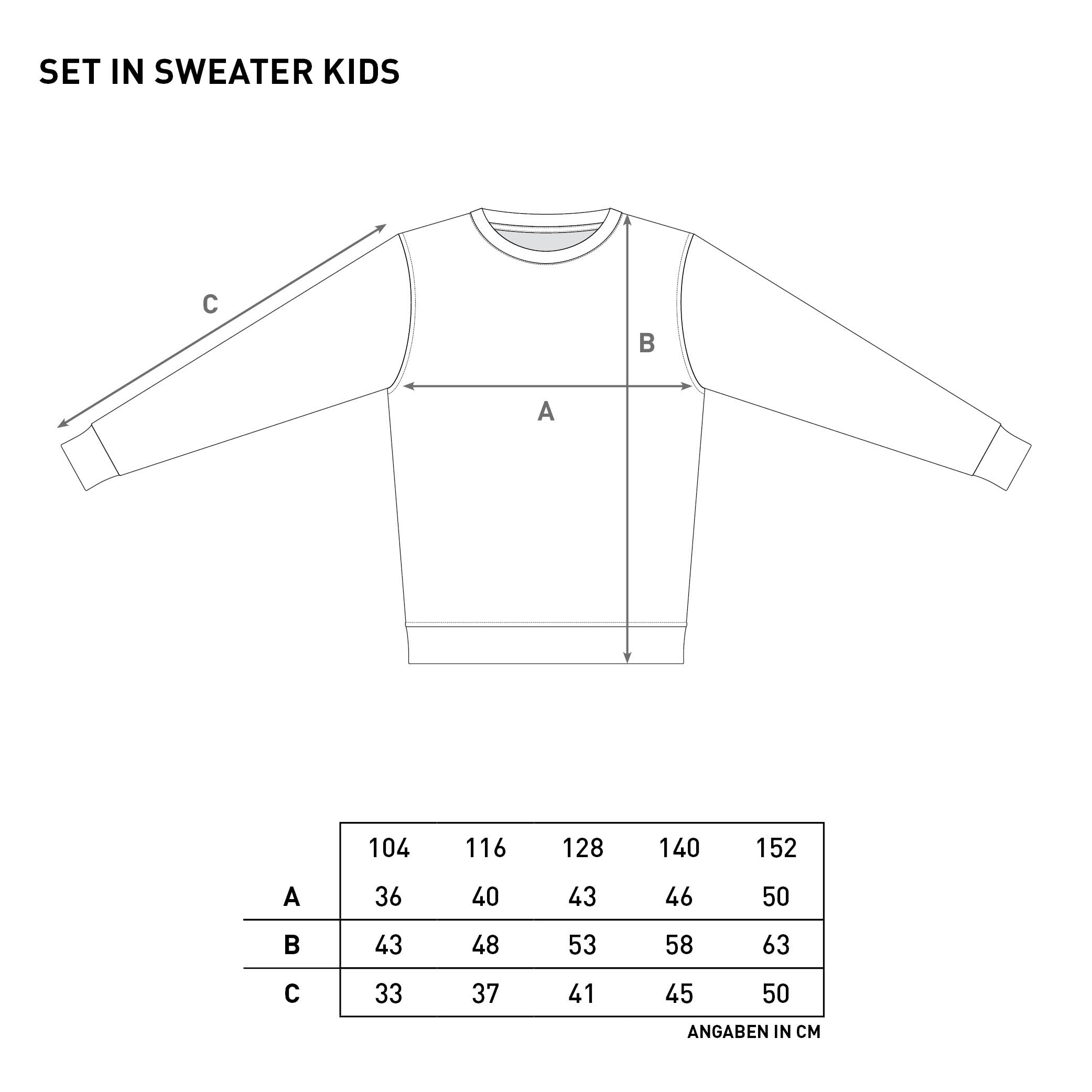 Kinder-Sweater STADION schwarz