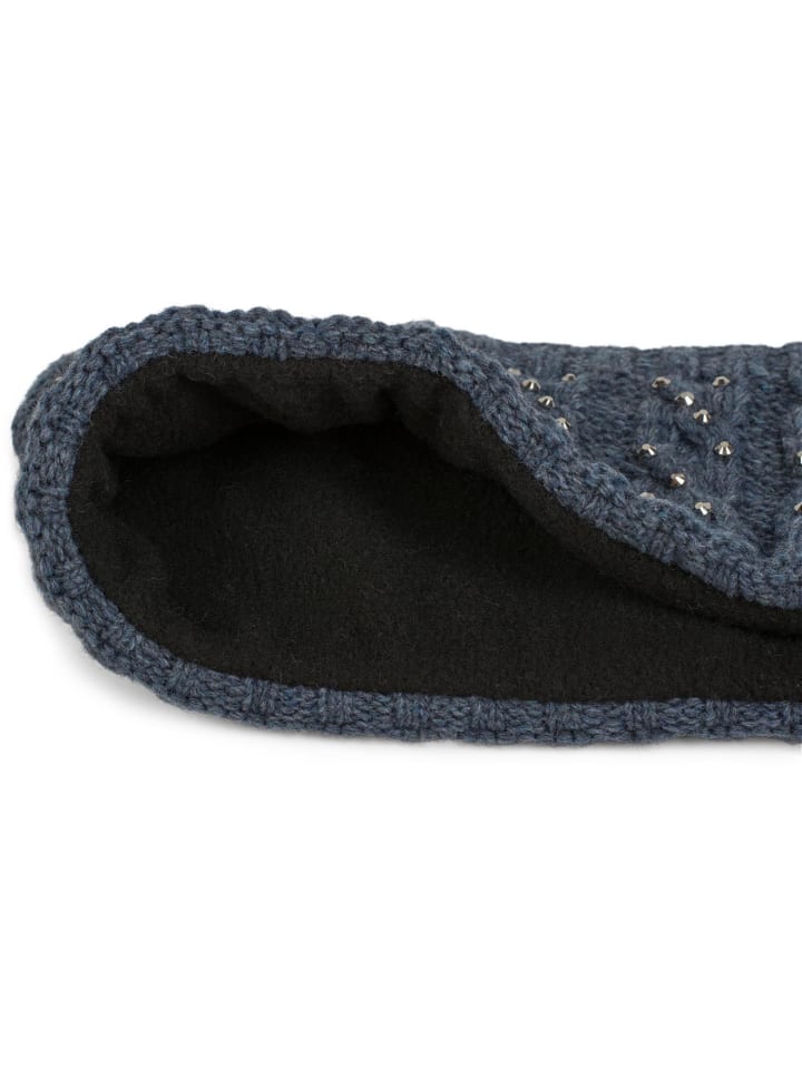 styleBREAKER Strick Stirnband in Blau günstig kaufen onesize