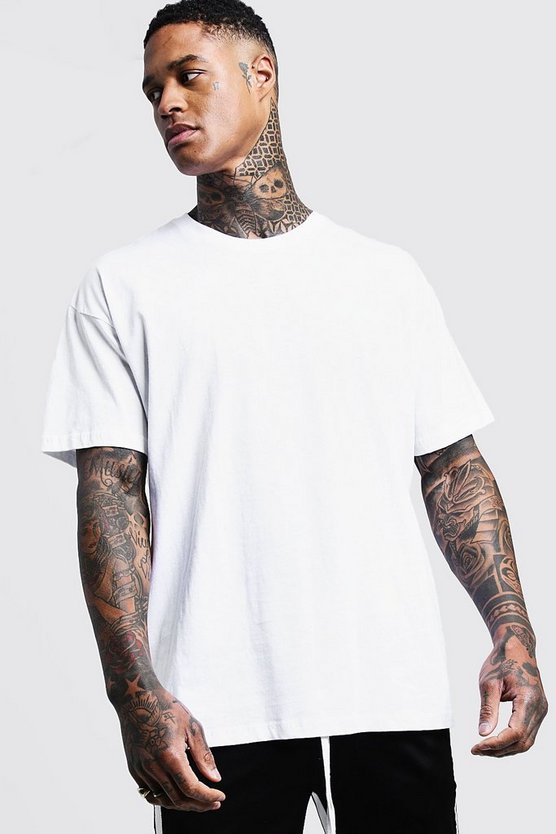 Oversize T-Shirt mit Rundhals-Ausschnitt