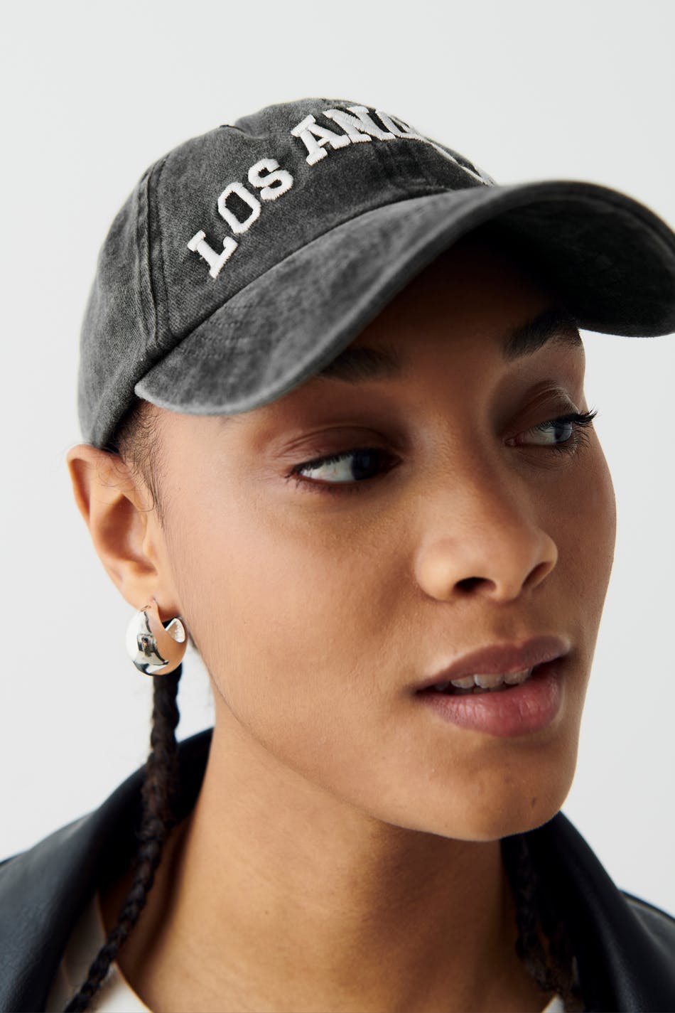 Washed cotton cap