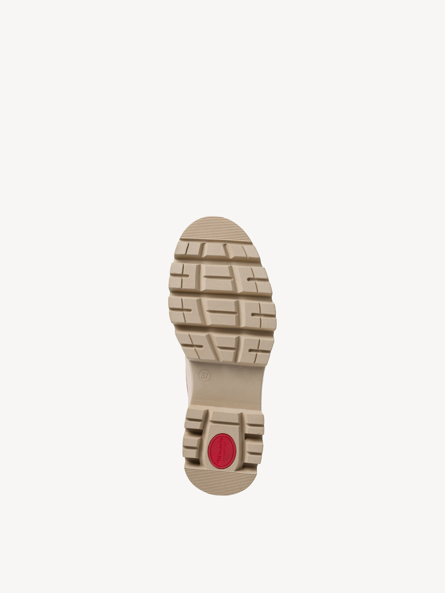 Bottine en cuir - beige