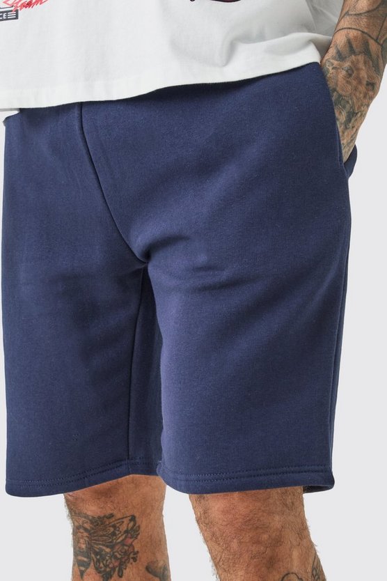 Tall lockere Jersey-Shorts