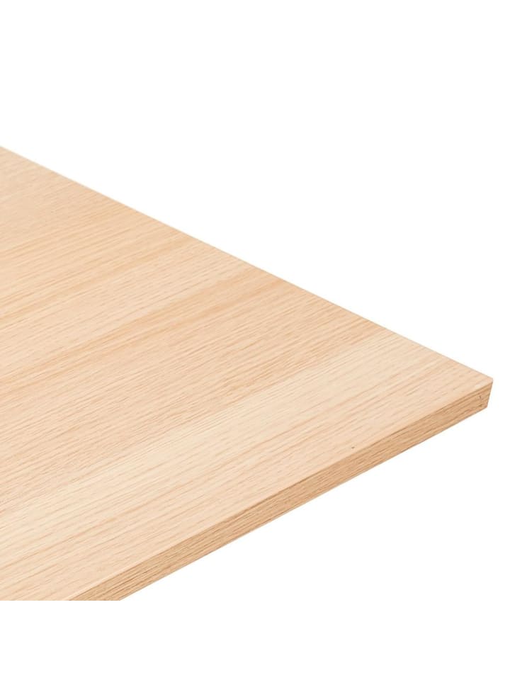 KADIMA DESIGN Schreibtisch MDF & Metall, Konferenztisch kompakt, 140x140 cm in Beige-Schwarz günstig kaufen
