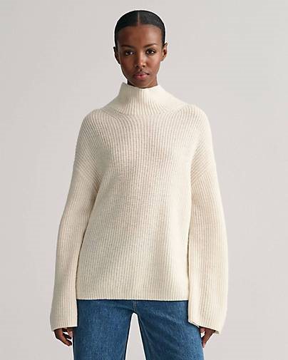 GANT Damen Strickpullover mit Wolle