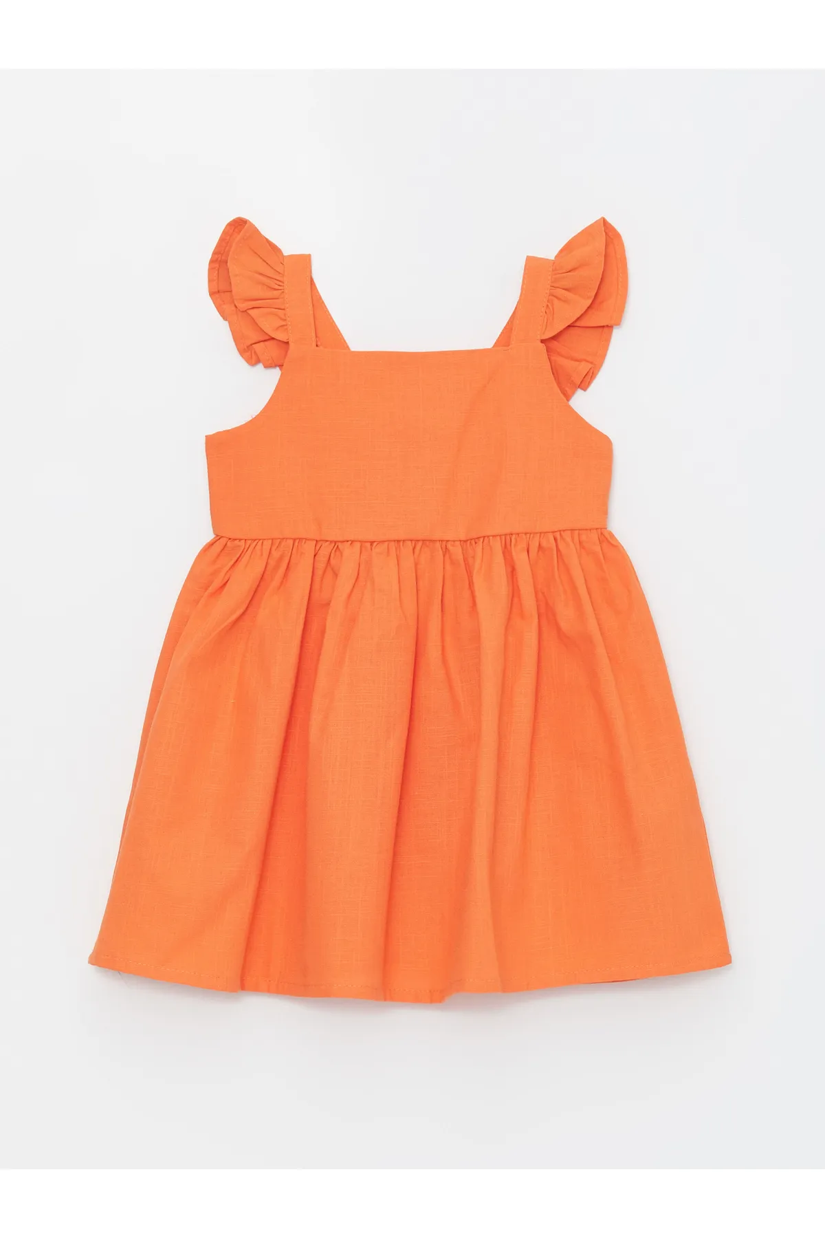 LC Waikiki  Basic-Babykleid für Mädchen mit quadratischem Ausschnitt und Trägern