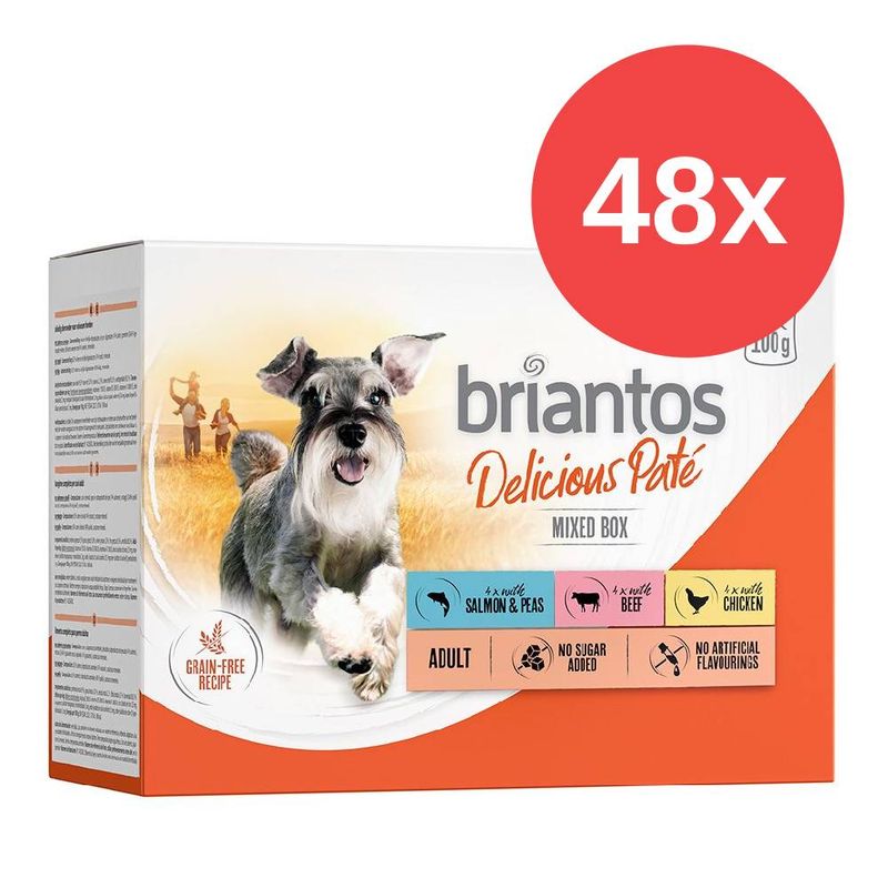 Sparpaket Briantos Delicious Paté 48 x 100 g