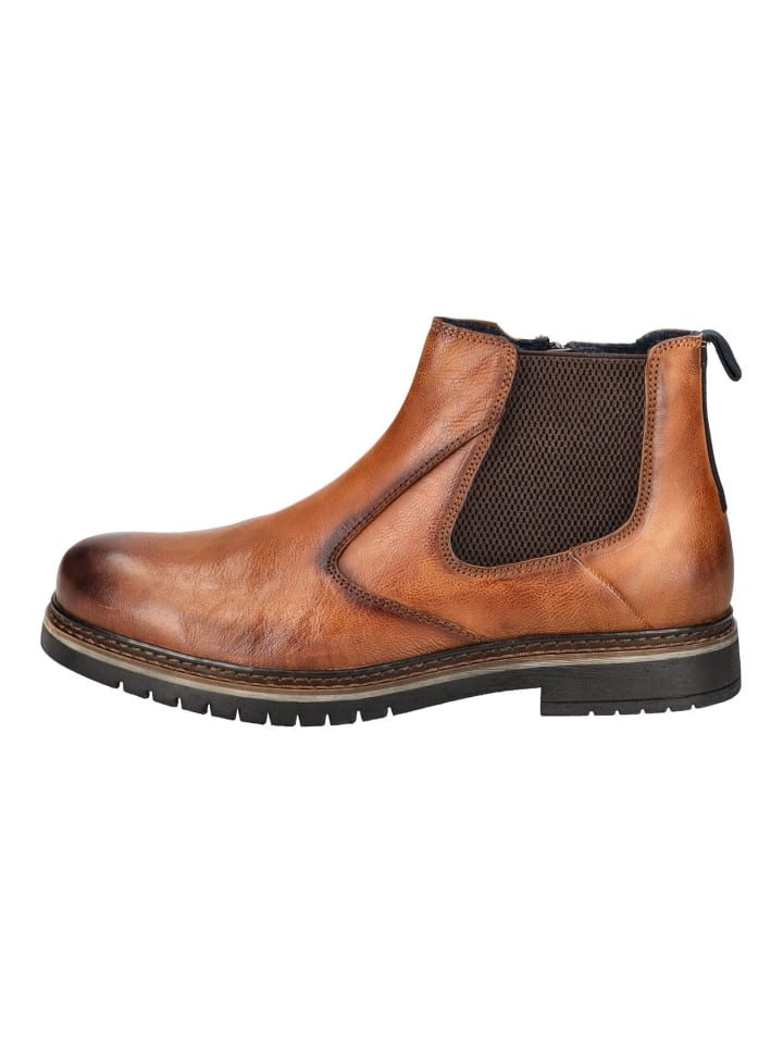 Bugatti Stiefelette in Cognac günstig kaufen