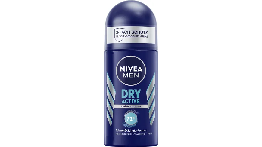 NIVEA MEN Deo Roll-on Dry Active Anti-Transpirant 50 ml