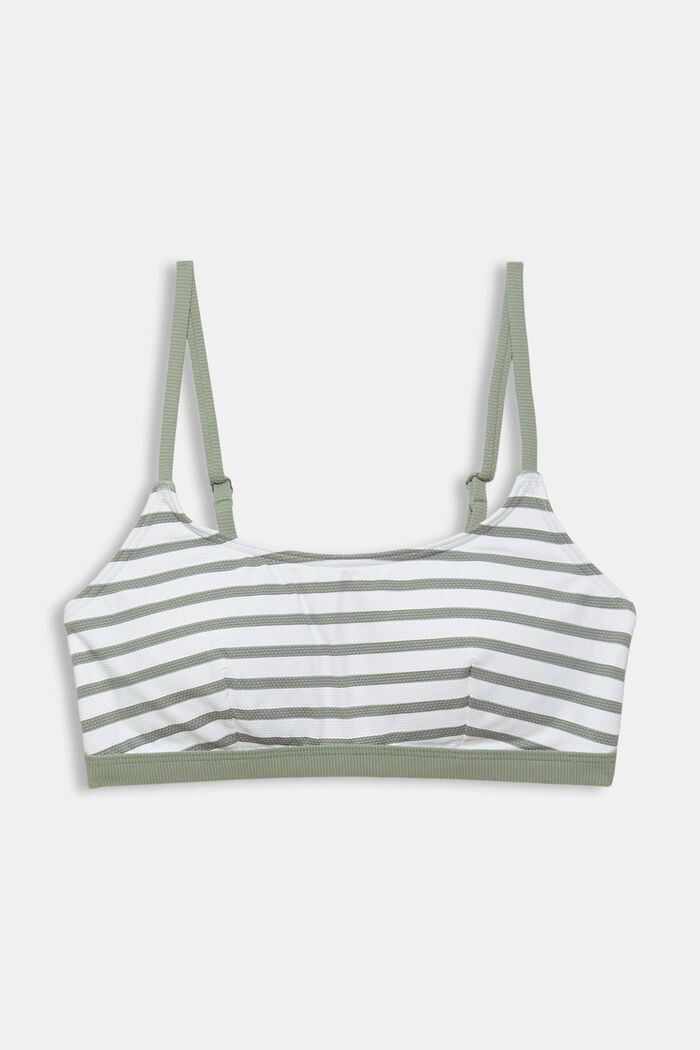 Recycelt: wattiertes Bustier-Top