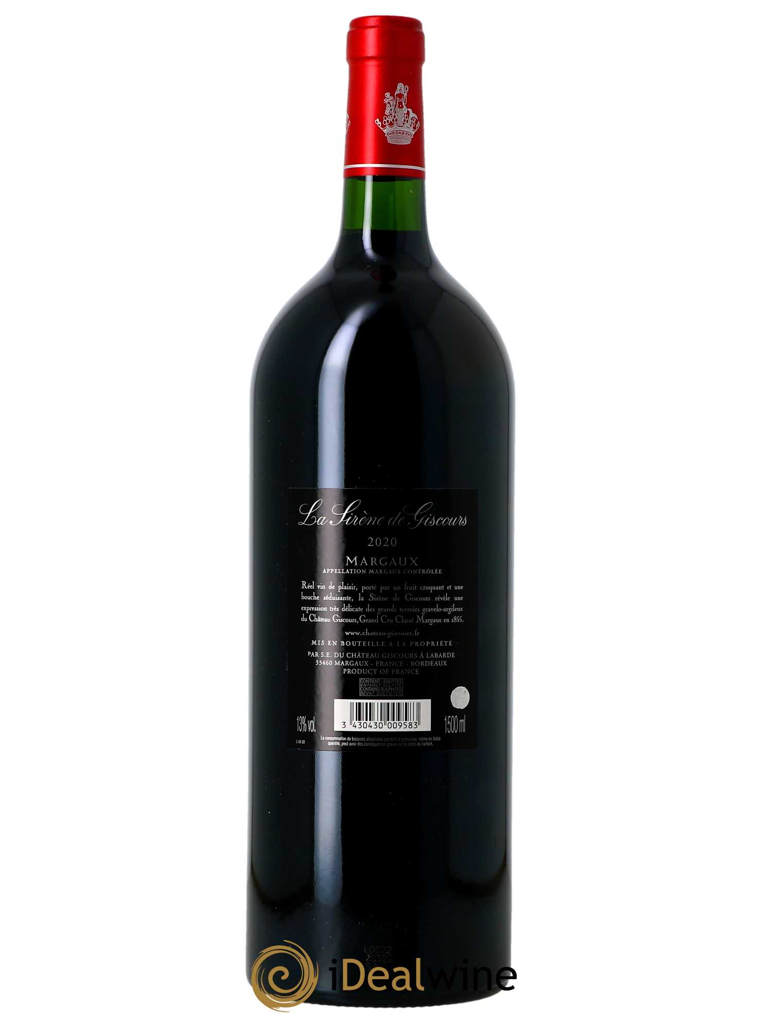 La Sirène de Giscours (CBO à partir de 6 MG) 2020 - Lot de 1 Magnum