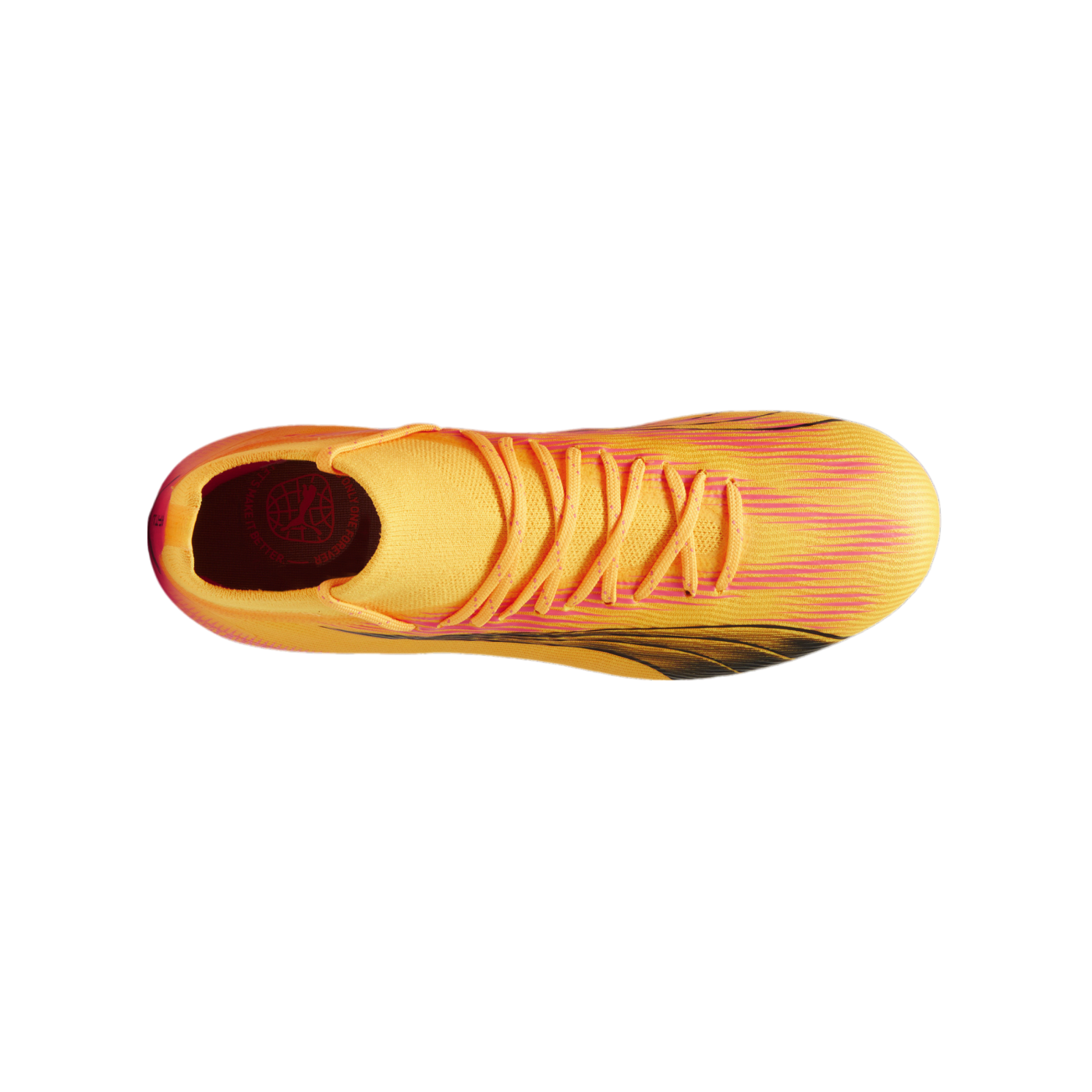 PUMA ULTRA Pro FG/AG Jr Kids Orange Schwarz F03