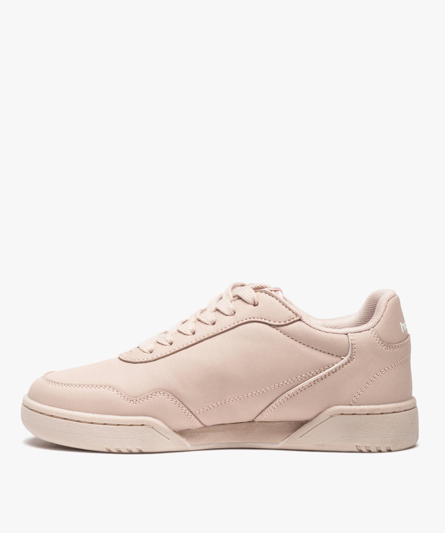 Baskets femme unies à lacets – Hummel Forli orange | GEMO