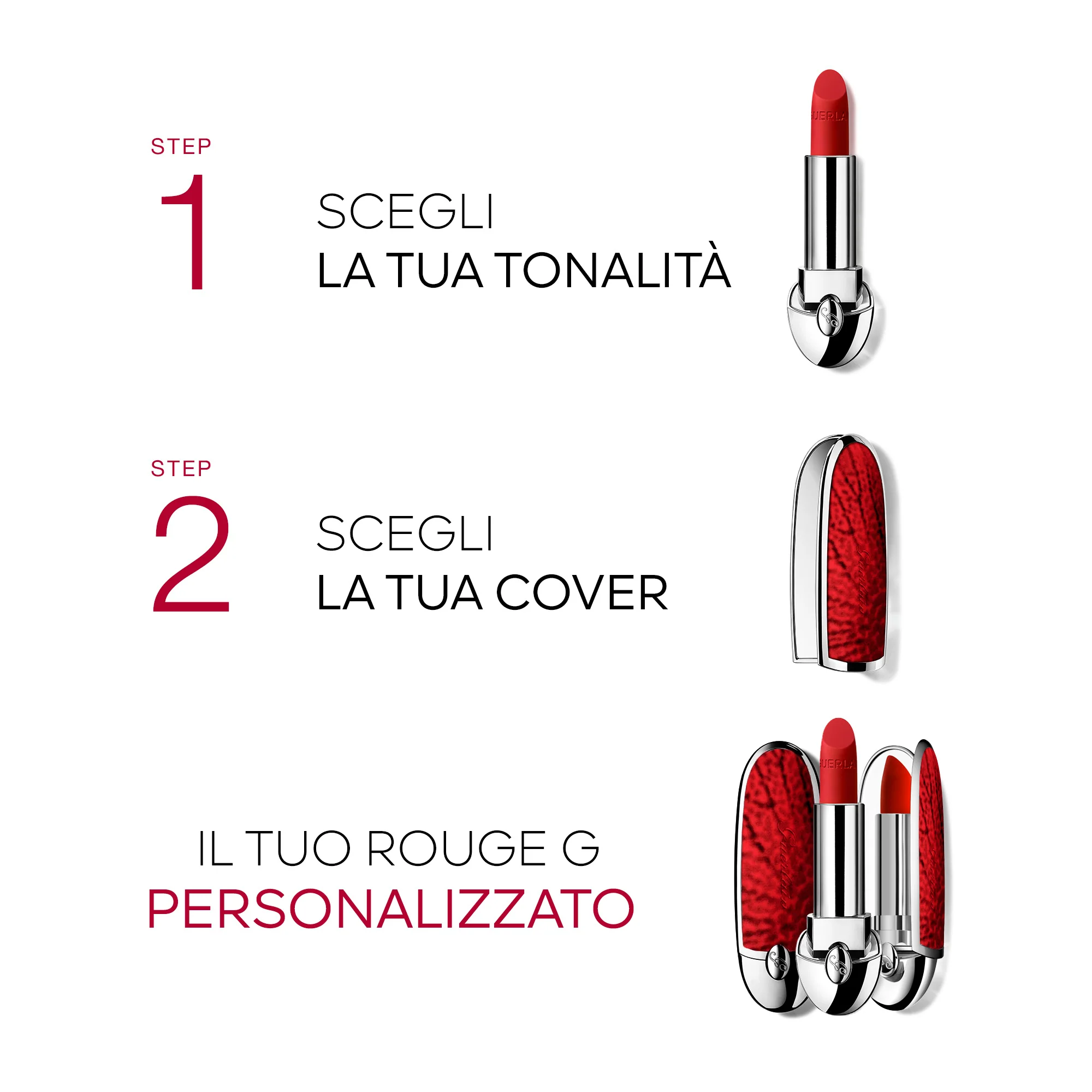 Guerlain Rouge G Labbra - Prispôsobiteľný rúž - Rossetto