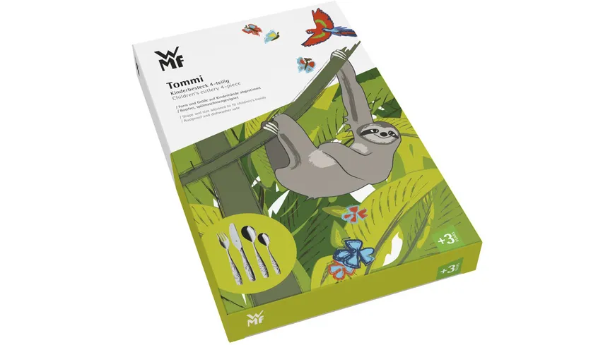 WMF Kinderbesteck Set Faultier 4-tlg.