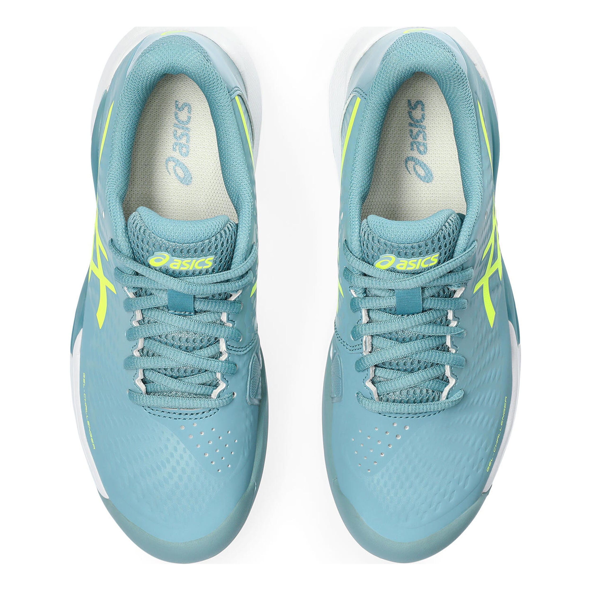 Gel-Challenger 14 Teppichschuh Damen - Petrol, Weiß