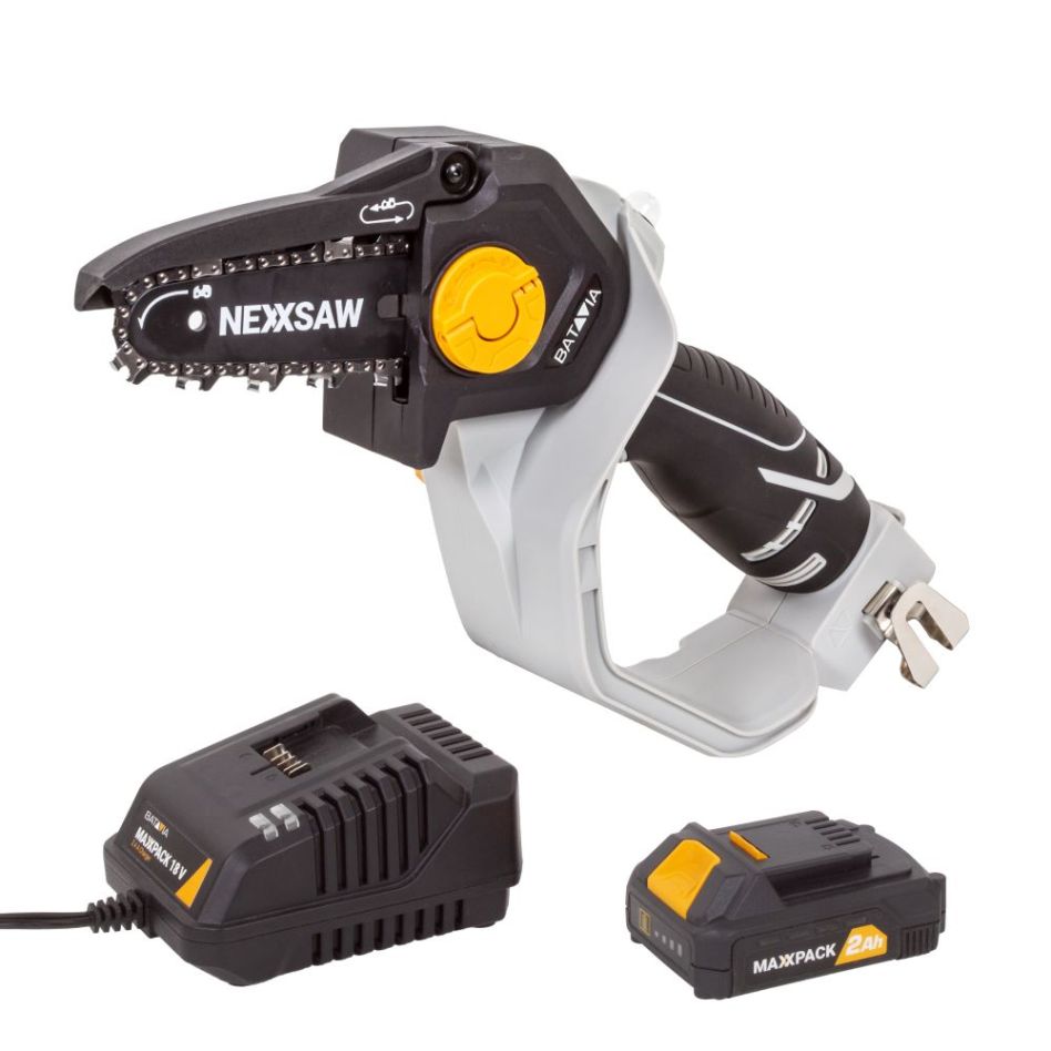 Batavia 7064354 Nexxsaw 18V accu Ã©énhand-kettingzaag 6'' SET (1 x accu 2Ah)