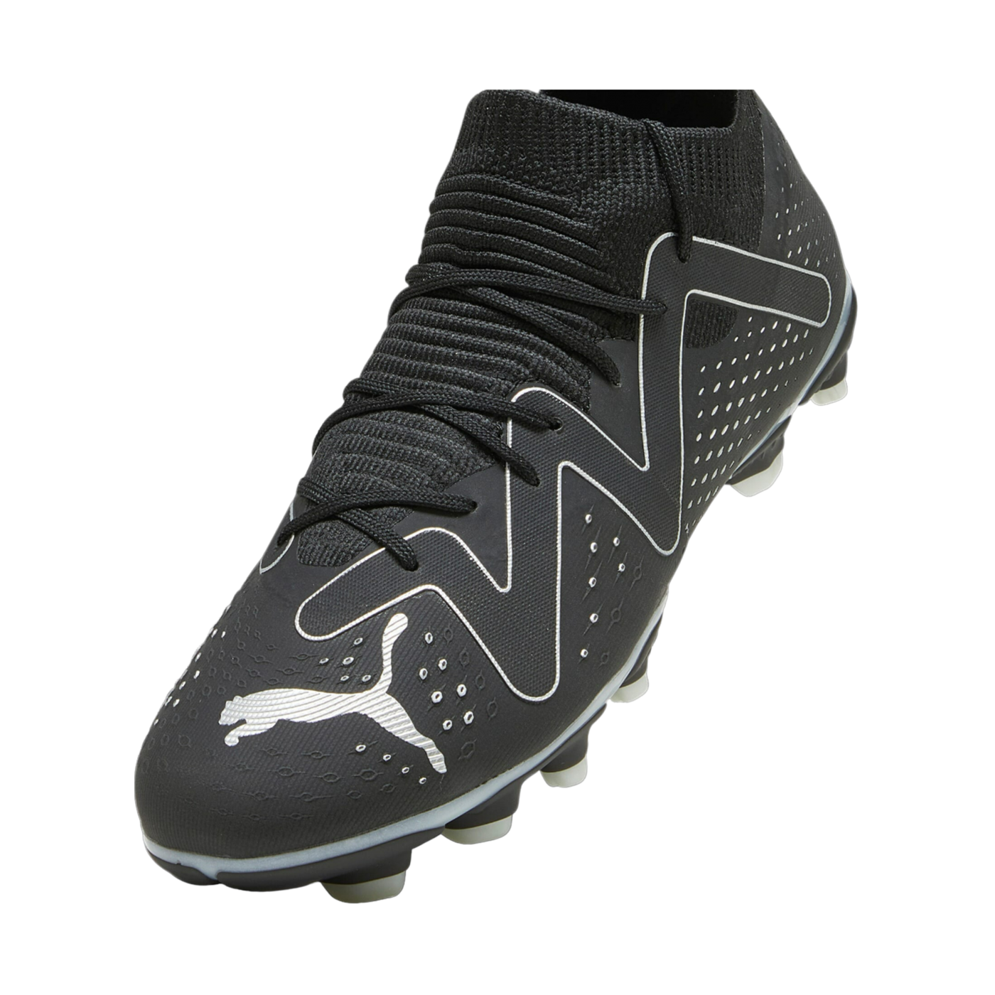 PUMA FUTURE Match FG/AG Jr Kids Schwarz Silber F02