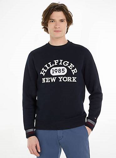 TOMMY HILFIGER Herren Sweatshirt MONOTYPE COLLEGE-LOGO Regular Fit