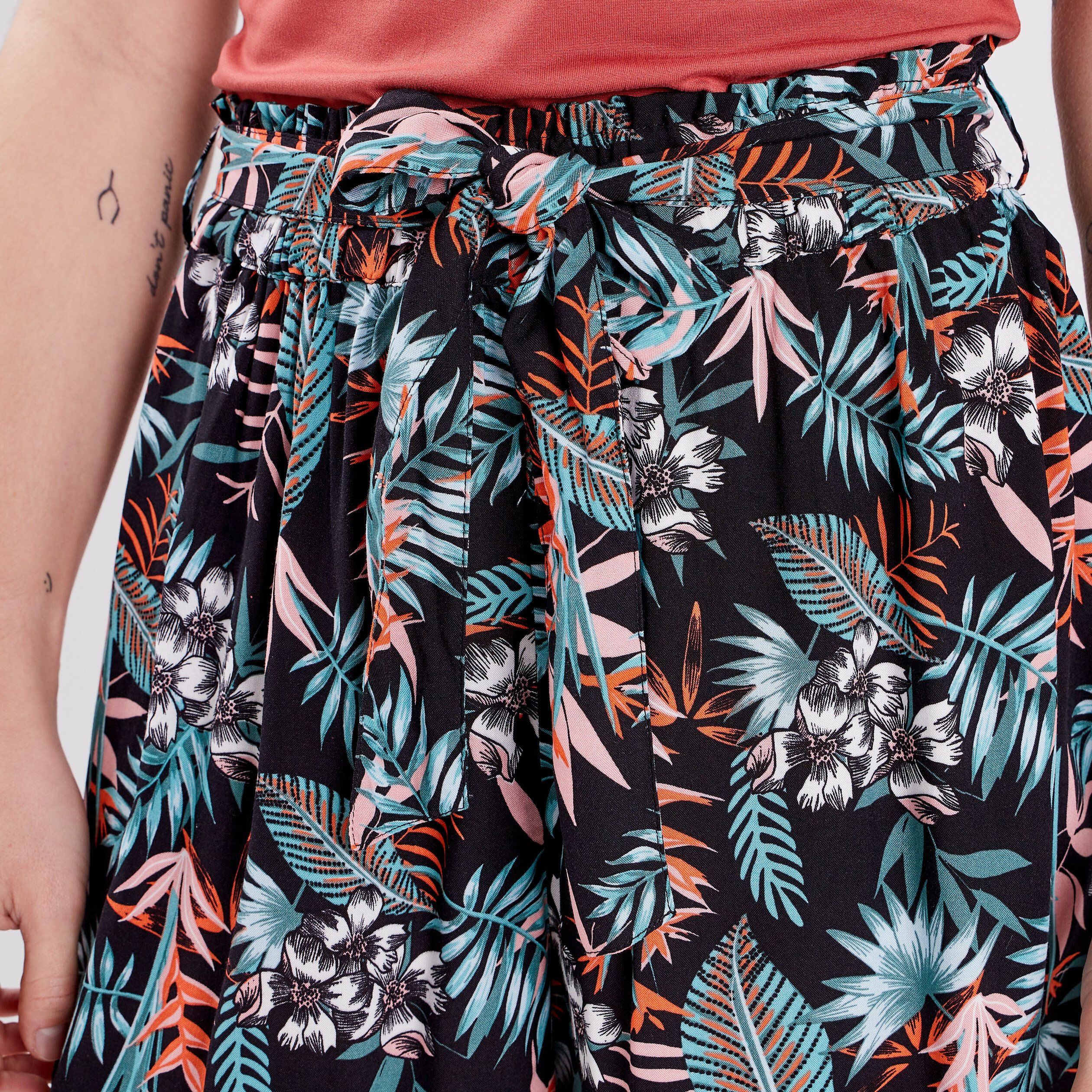 Short ample fluide noir femme | La Halle