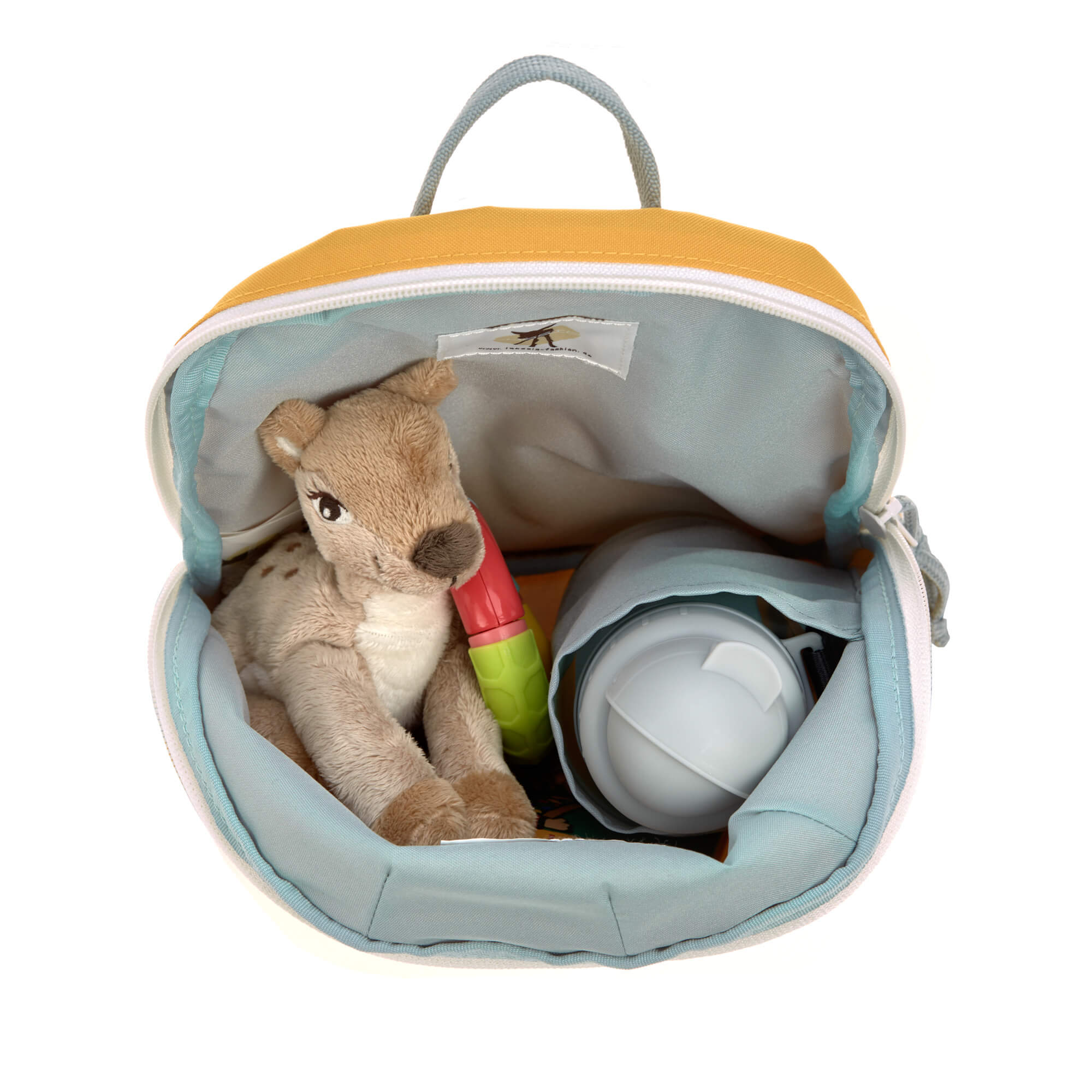 Kindergartenrucksack Tiny - Löwe, Gelb