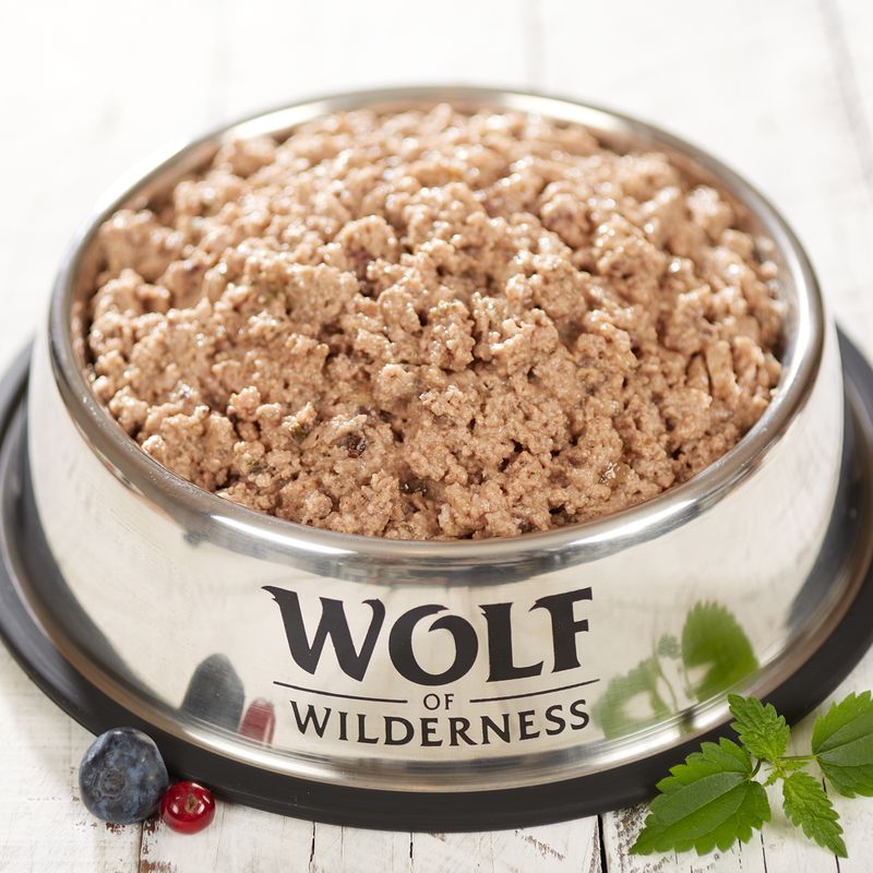 Sparpaket 12 x 800 g Wolf of Wilderness 'Freiland-Fleisch'