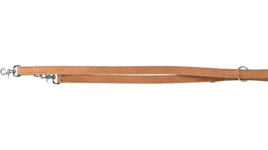 Trixie Rustic Fettleder V-Leine Heartbeat braun L-XL