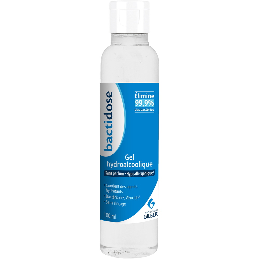 bactidose Gel hydro sans parfum 100ml Gel Hydroalcoolique