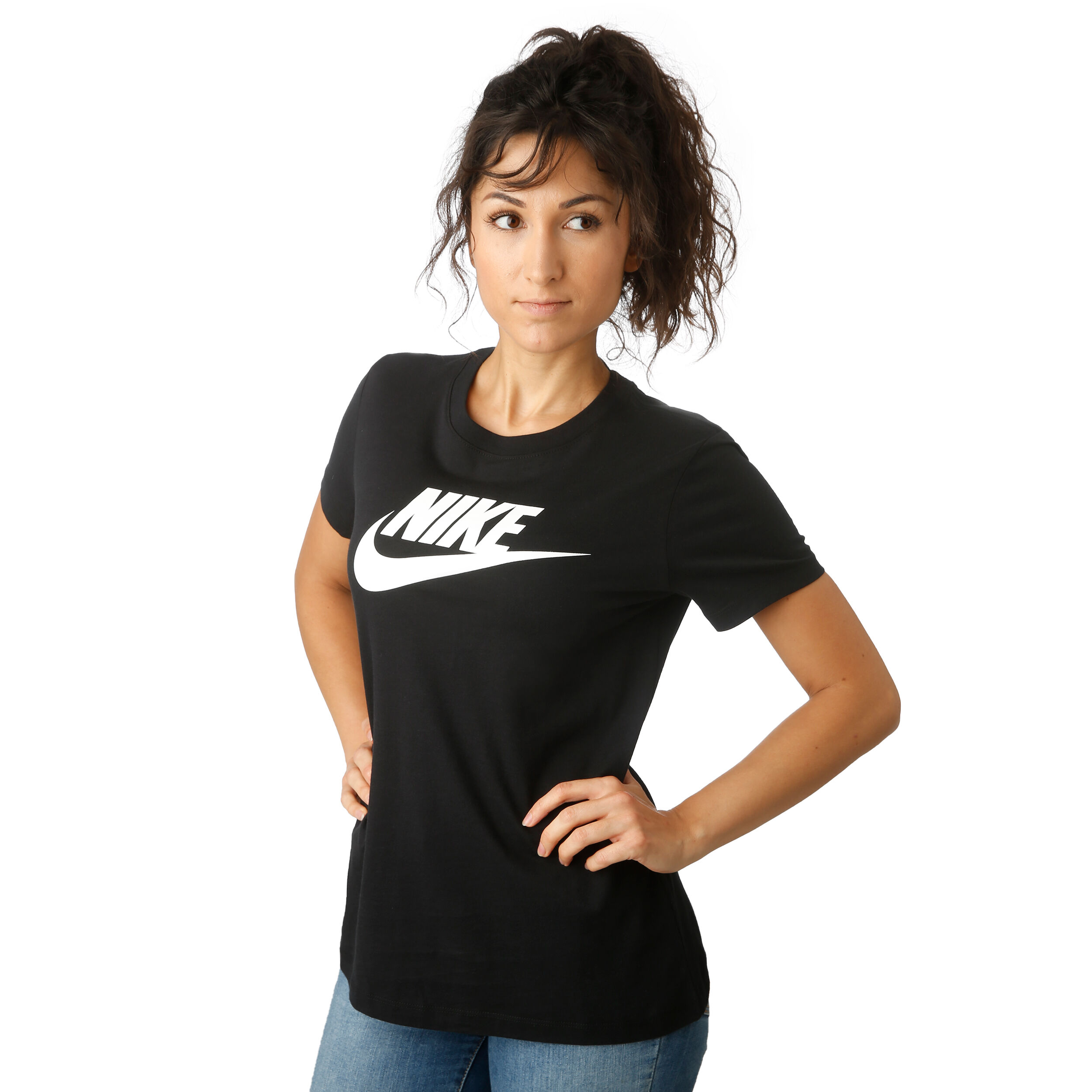 Sportswear Essential T-Shirt Damen - Schwarz, Weiß