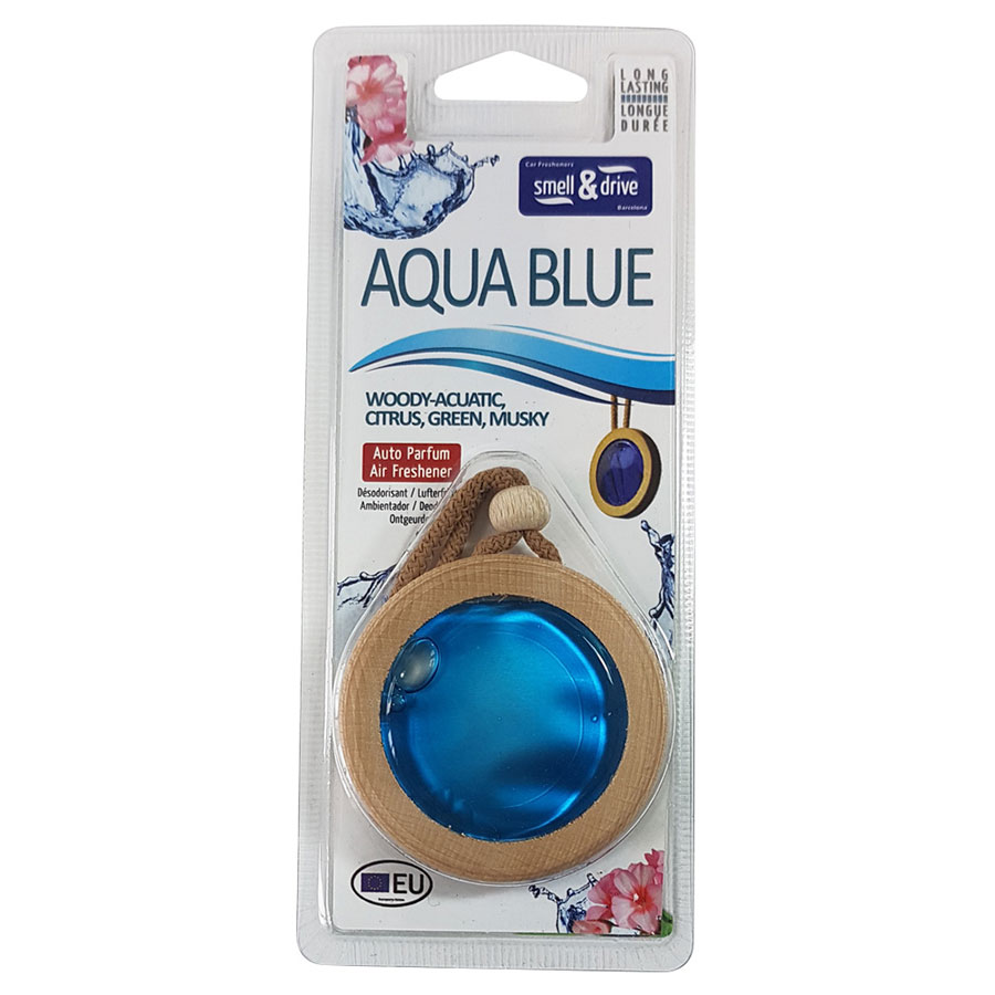 Lufterfrischer Hanging Holz Membran "Aqua" in Blau, 6 ml - ATU