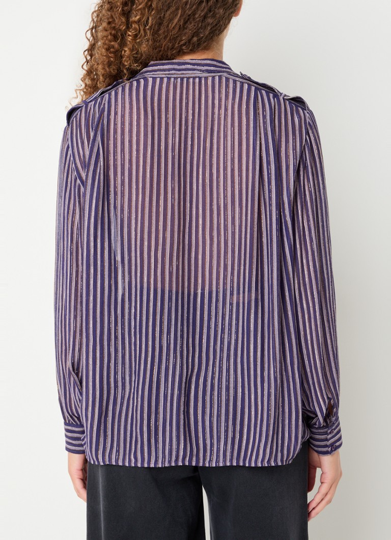 Sessùn Ginger semi-transparent blouse in silk blend