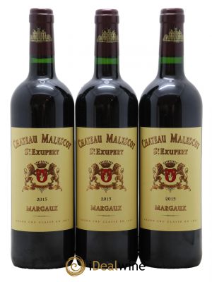 Château Malescot Saint-Exupéry 3ème Grand Cru Classé  2015 - Lot de 3 Bouteilles