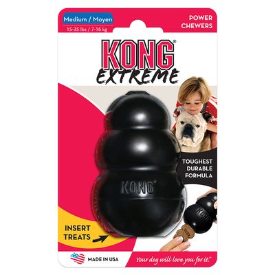 ​​​​​​​2 Stück KONG Extreme Spielzeug + KONG Snacks Peanut Butter gratis!