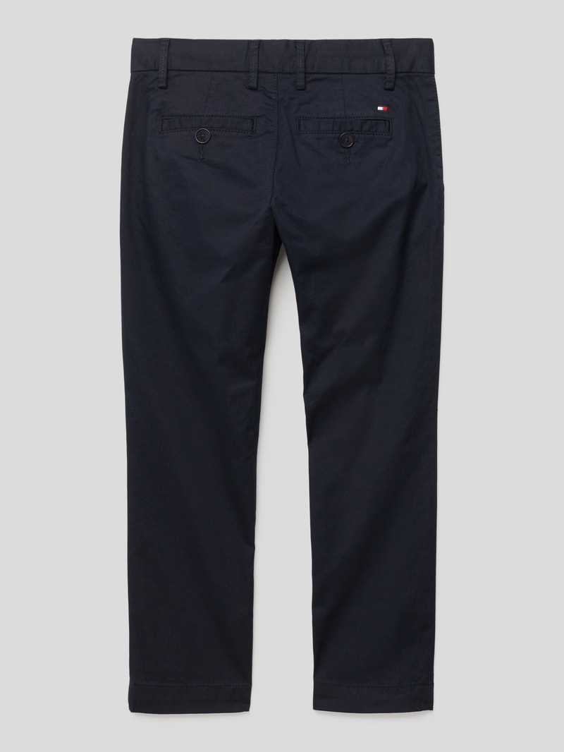 Hose mit Label-Details Modell '1985 Chino Pants' in marineblau