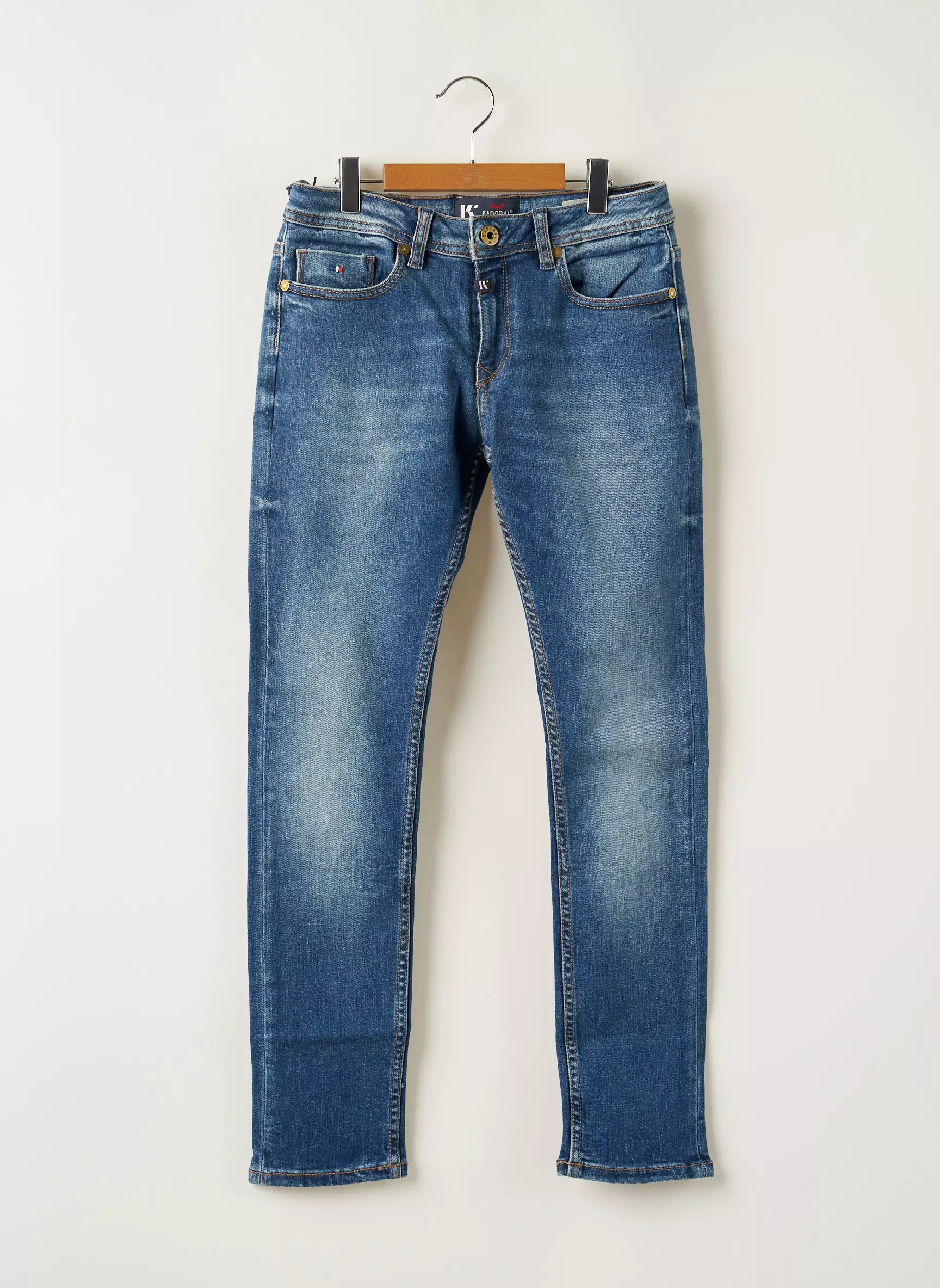 Kaporal Jeans Coupe Slim Garcon couleur bleu