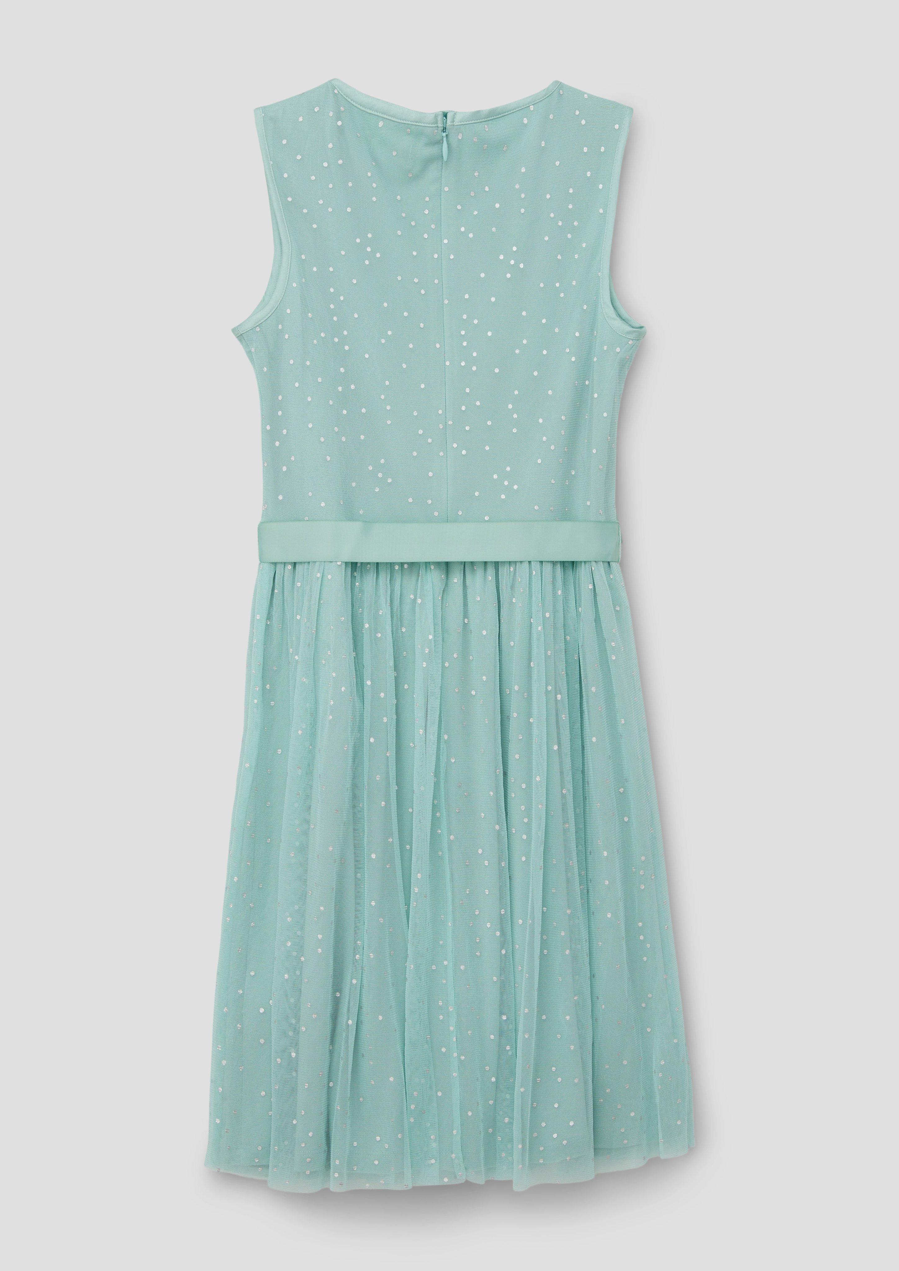 Mesh-Kleid mit Folienprint  2140232-60A1