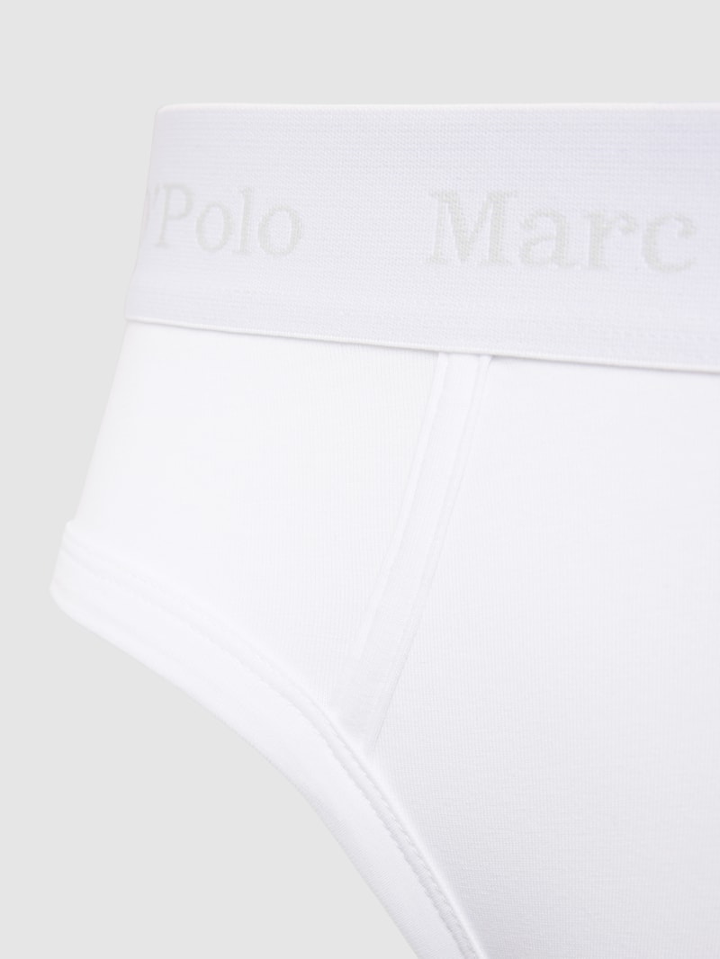 Pants mit Label-Bund Modell 'ESSENTIALS' im 3er-Pack in weiß
