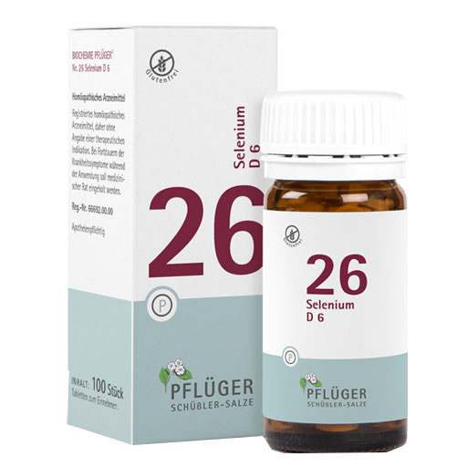 BIOCHEMIE Pflüger 26 Selenium D 6 Tabletten  100 St  Tabletten