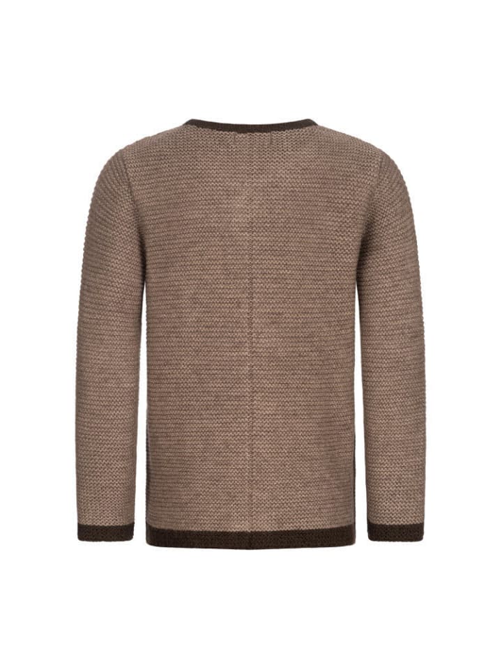 Nübler Kinderstrickjacke Langarm Ignaz Bua in Braun günstig kaufen