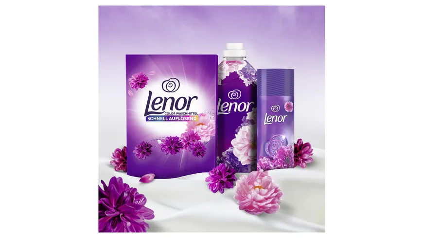 Lenor Colorwaschmittel Pulver Amethyst Blütentraum schnell auflösend 6 kg