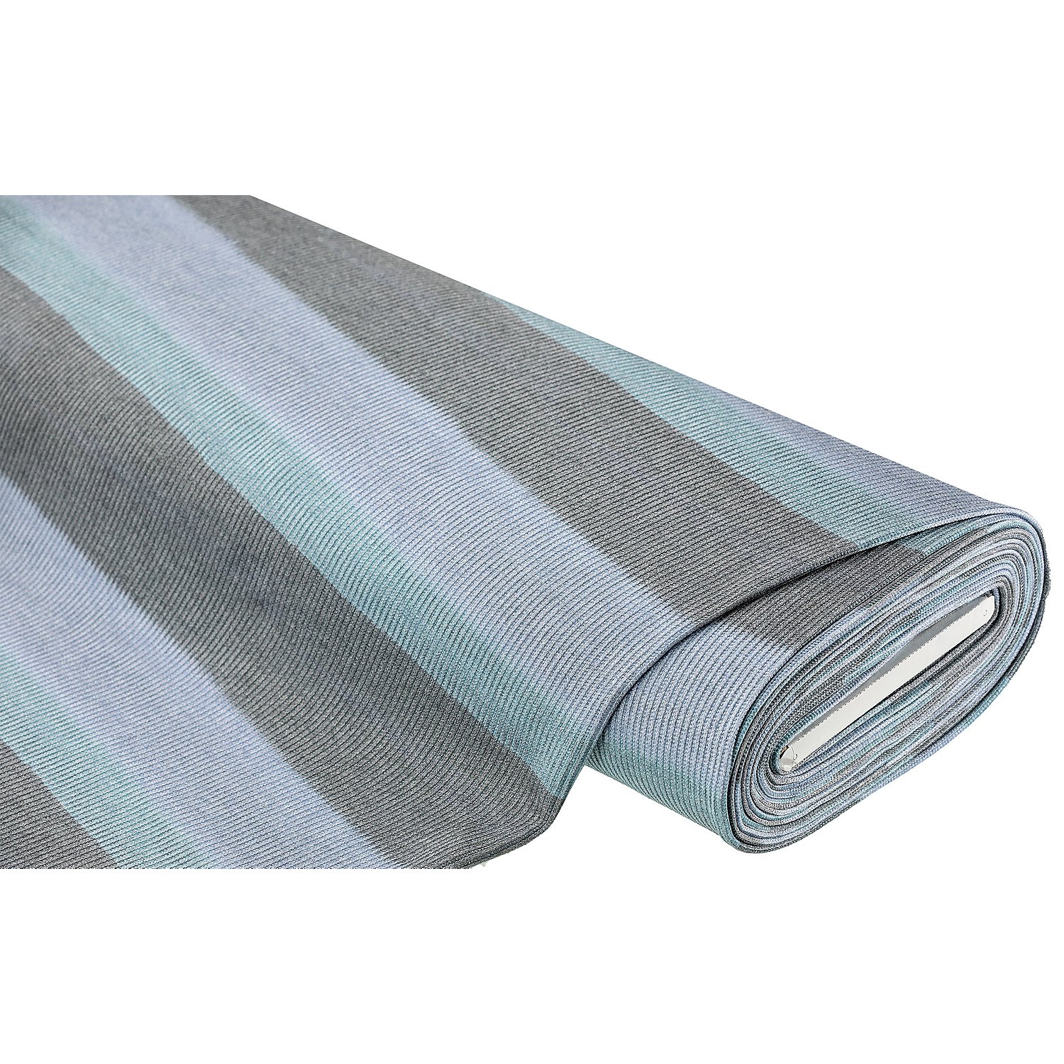 Feinstrick Farbverlauf, blau/grau
