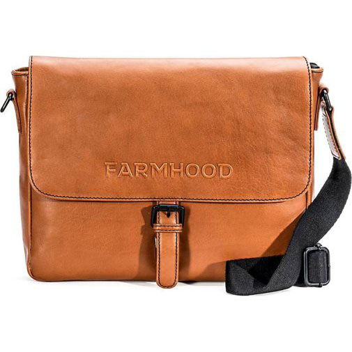 FARMHOOD Memphis Aktentaschen Messenger Leder 32 cm