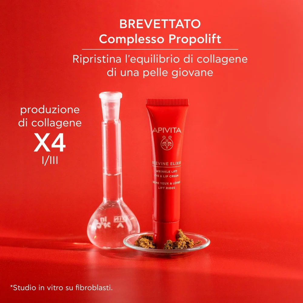 Beevine Elixir Anti-Falten Augen- und Lippenkonturcreme – Anti-Falten-Augenkontur, Anti-Falten-Lippenkontur