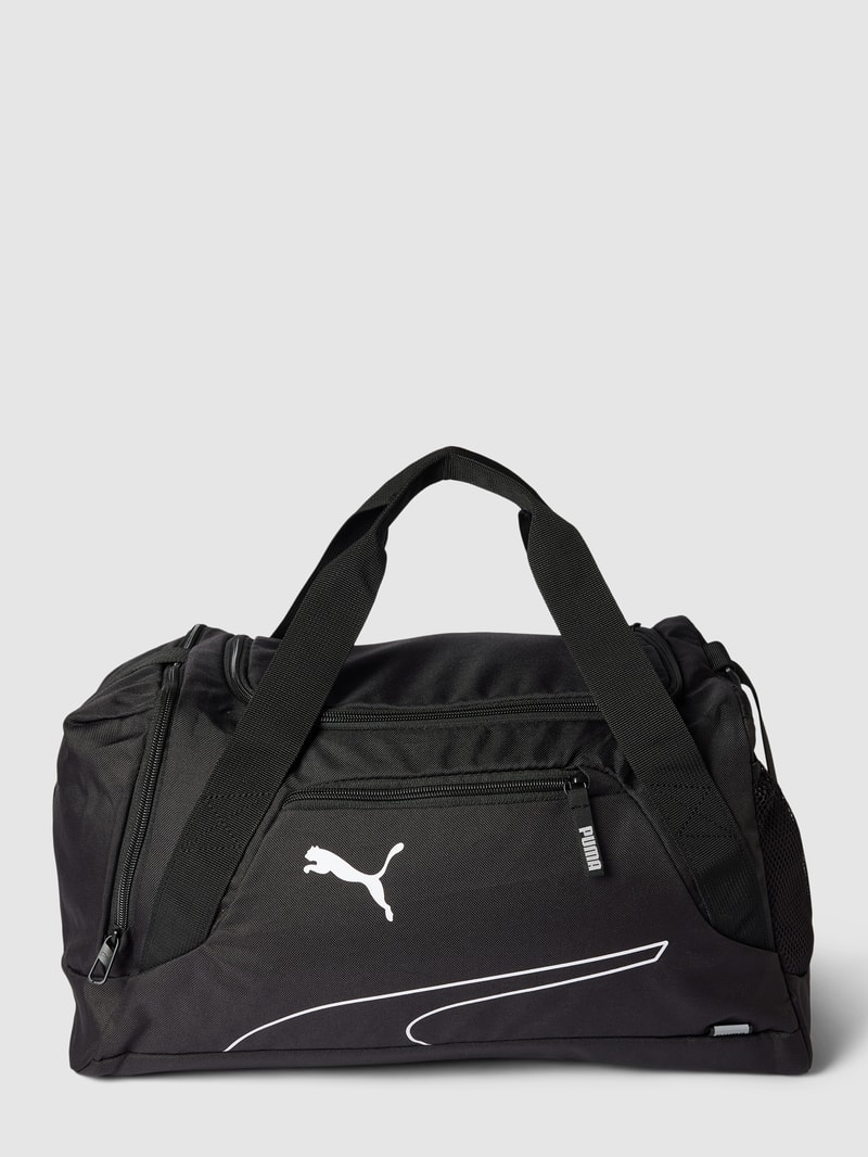 Sporttasche mit Label-Detail in schwarz