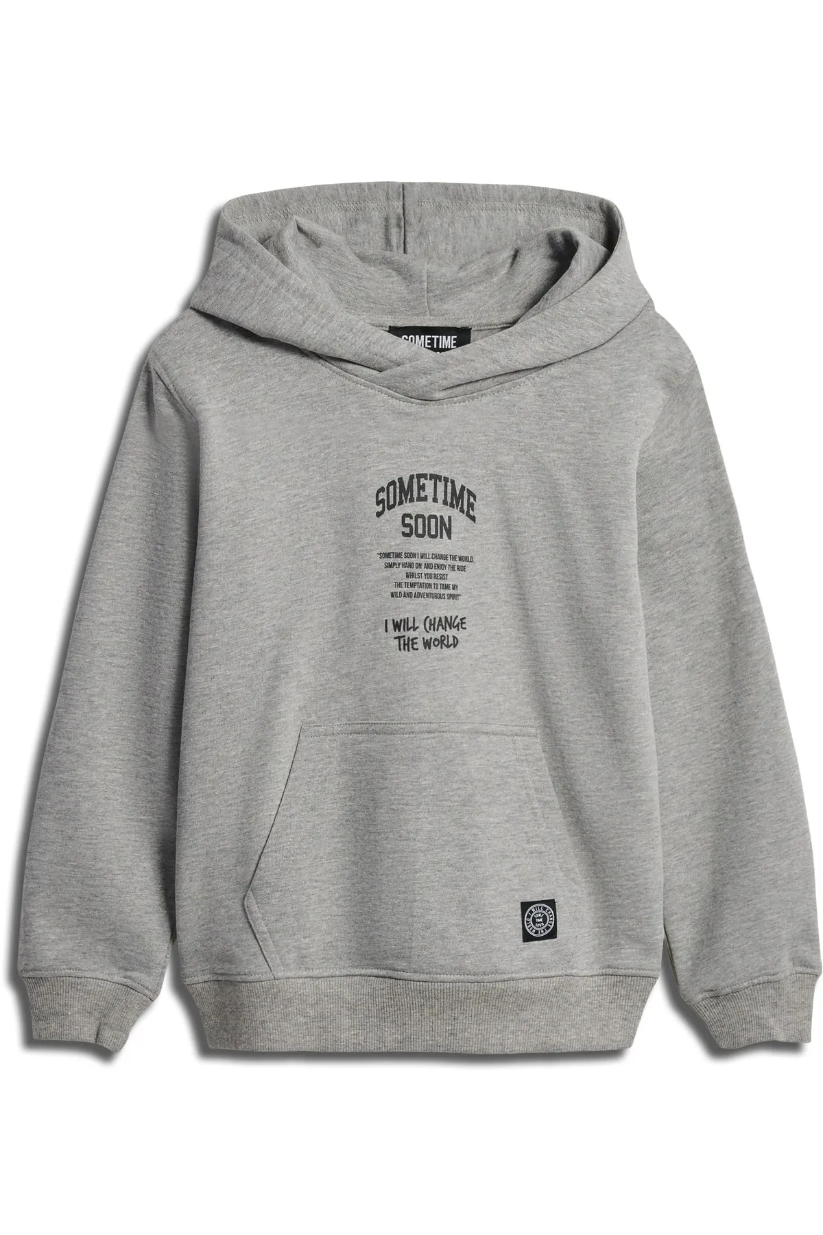 Sometime Soon  Sweatshirt - Grau - Regular Fit
