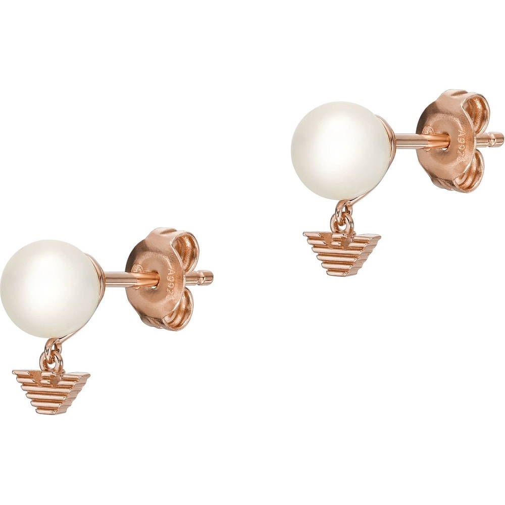 Emporio Armani Boucles d'oreilles à fermoir à poussette 925 Argent Boucles d'oreilles